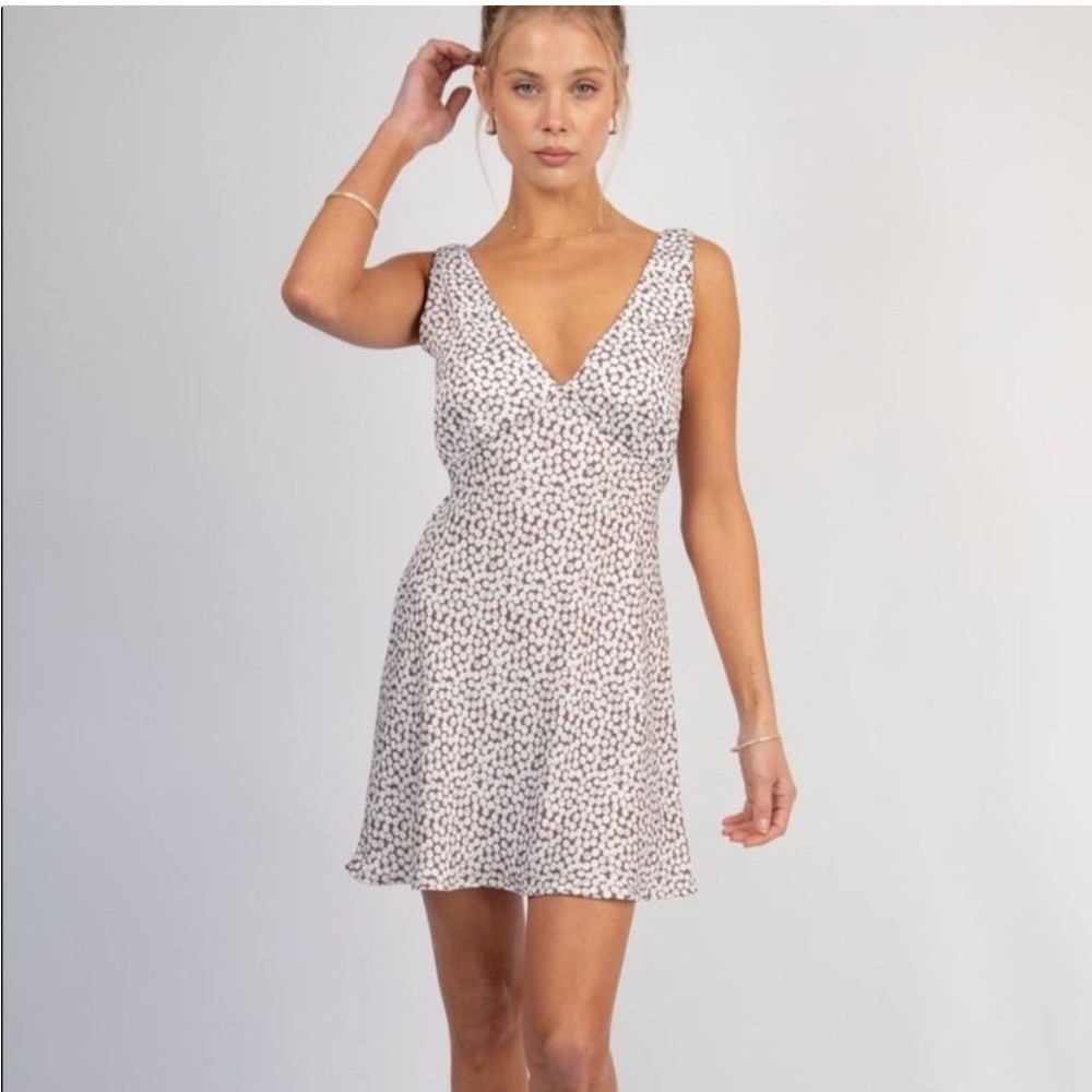 RESA FRANKIE MINI DRESS TOBACCO CHERRY SIZE M